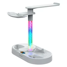 Coupon for PS5 VR2 Megnetic Absorption Charging Stand with RGB Light VR Headset Gamepad Stroage Display Mount Bracket Charger