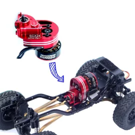 Coupon FURITEK Mini Stellar Transmission Gearbox with Mini KOMODO Brushless Motor for SCX24 1/24 Micro Rock Crawler RC Car Parts