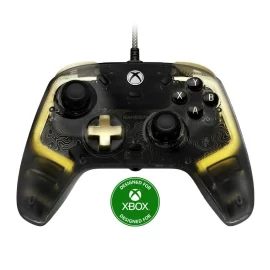 Coupon GameSir K1 Flux Kaleid Flux Transparent RGB Gaming Controller Works with Xbox Series X|S Xbox One and Windows 10/11 Wired Gamepad Hall Effect 3.5mm Audio Jack