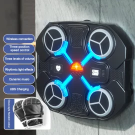 Coupon KALOAD bluetooth-Compatible Smart Boxing Pads Music Wall Target Punching Training Equipment for Home Exercise with Free Gloves