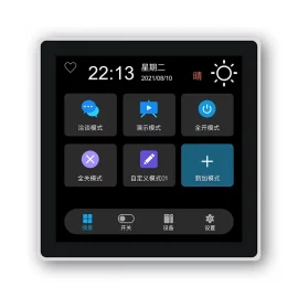 Coupon Tuya Smart Home Multiple Zigbee3.0 Control Panel 4 inch LCD Touch Screen 3 Gang Smart Switch APP Remote Control Zigbe Gateway Required