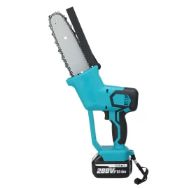 Coupon VIOLEWORKS 8inch 21V 1500W Electric Cordless One Hand Saw Chain Saw Woodworking with Battery Kit