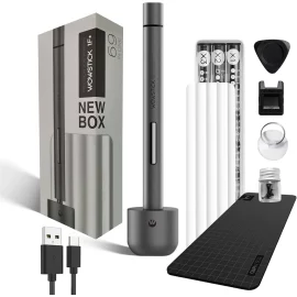 Coupon Wowstick 1F+ Electric Screwdriver 64 in 1 Dual Mode Cordless 3 LED Lights Lithium ion Battery Alloy Steel Tri Angle Screw Bits