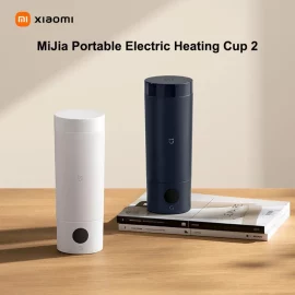 Coupon Xiaomi Mijia New Portable Electric Kettle 2 Thermos Cup Fast Kettle 350ML Intelligent Temperature Insulated Kettle Way Portable Electric Travel Mug