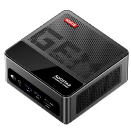 Coupon AOOSTAR GEM12 AMD R9 6900HX Mini PC 8 Core 16 Thread 16GB DDR5+512GB SSD 32GB DDR5+1TB SSD 4K Quad Screen Output WIFI6 BT5.2 HD USB4 Type C Dual 2.5G LAN Mini Computer Desktop PC