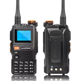 Coupon Baofeng UV K61 Two Way Radio Long Range Handheld Walkie Talkie 999 Channels Type C Fast Charging High Power FM AM Bands Wireless Copy Frequency Backlight Blue Non changeable Backlight