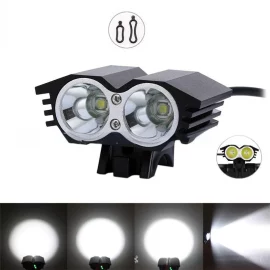 Coupon BIKIGHT 2400Lm Super Brightness Bike Headlight 2 LED Lamp Bead IPX65 Waterproof 4 Light Modes USB Chargeable Aluminum Alloy Bicycle Front Light Handlebar Flashlight