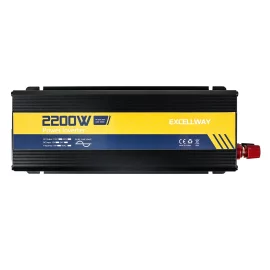 Coupon Excellway 2200-7000W Pure Sine Wave Inverter 220V 50HZ EU Standard 12V/24V LED Display Power Inverter