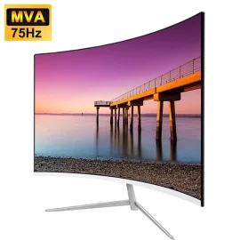 Coupon For Black Myth WuKong FYHXele 24 or 27 Inch Curved 75Hz Monitor Gaming MVA FHD 1080P Computer Display 2800R HDMI or VGA DCR Eye Protect VESA 100+100 2ms Response