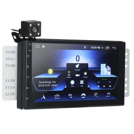 Coupon IMars 7 Inch 2 Din for Android 8.0 Car Stereo Radio MP5 Player 2.5D Screen GPS WIFI bluetooth FM with Rear Camera