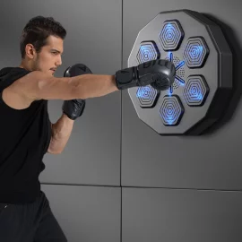 Coupon KALOAD 1PCS Smart Music Boxing Machine Wall Target with RGB Rythm Lighted Sandbag Relaxing Reaction Training Target for Boxing Sports Reaction