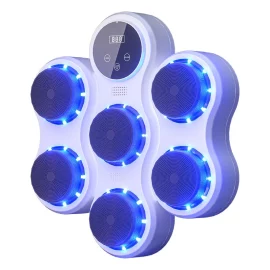 Coupon KALOAD Smart bluetooth Music Boxing Machine 9 Speed Adjustment Free Installment Muay Thai Training Sandbag Sports Fitness Reaction Practice Quiet Boxing Training Equipment Wall Target