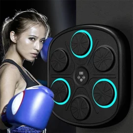 Coupon KALOAD Smart Music Boxing Machine Over 1200 HD Sound Rthym bluetooth Connection LED Illuminated Wall Target Sandbag Relaxing Reaction Training Boxing Sports
