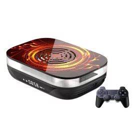 Coupon KINHANK Amlogic S905X4 Retro Video Game Console Super Console X4Plus Built-in 70000+ Games 64G/128G/256G for 60+ Emulators 4K HD TV Box Video Game Player Console