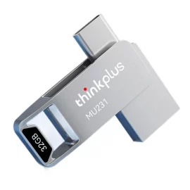 Coupon Lenovo Thinkplus MU231 Type C and USB Flash Drive 128GB or 64GB or 32GB 100MB or S High Speed Portable Memory U Disk Plug and Play