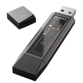 Coupon Lenovo Thinkplus TU203 USB3.2 Flash Drive USBandType C Dual Interface SSD 512G or 256G or 128G 450M or s High Speed Pendrive U Disk for PC Laptop Computer