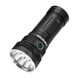 Coupon LUMINTOP GT4695 Pro 20000 Lumens High Powered LED Flashlight with Large Capacity 32000Mah 46950 Battery Power Bank, 520M Strong Light LED Torch Outdoor Powerful Search Light