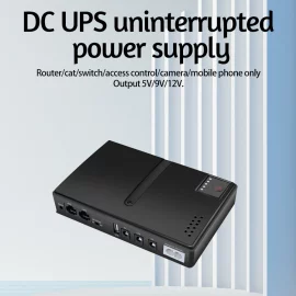 Coupon Mini UPS Uninterruptible Power Supply 10400mAh Battery Backup 5V 9V 12V for Router Monitor Camera High Capacity Portable Power Bank with Multiple Voltage Outputs