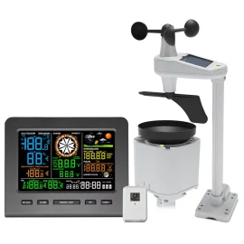 Coupon NicetyMeter Wireless Weather Station WiFi Wind Speed Temperature Humidity Rainfall Monitoring High Accuracy Data Upload to Wunderground Weathercloud 60s Transmission Interval