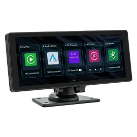 Coupon 10.26 Inch Liftable Camera Car bluetooth MP5 Player AHD Portable Screen Car Central Control Driving Recorder Wireless Carplay Mirrorlink