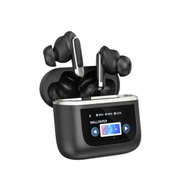 Coupon BlitzWolf BW FYE16 LED Screen TWS Earbuds bluetooth Earphone Colorful Touch Screen Active Noise Cancelling 32h Battery Life 3D Spatial Audio HD Calls IPX5 Waterproof Portable Headset