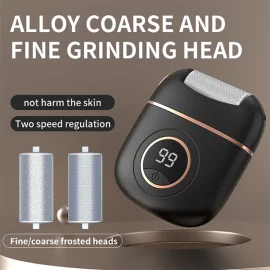 Coupon Electric Foot Grinder Rupture Skin Trimmer Dead Skin for Heels Foot Care Grinding Pedicure Tools 2 Speed Mode Recharge Remover Callus
