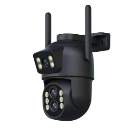 Coupon ESCAM QF500 10X Dual Lens 5MP+5MP WiFi IP Camera Night Vision Pan or Tilt Humanoid Detection Waterproof Two Way Audio Cloud Storage