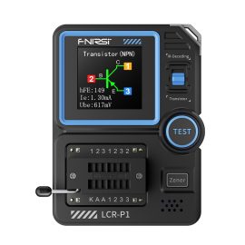 Coupon FNIRSI LCR-P1 Transistor Tester Diode Triode Capacitance Meter 1.44 Inch Color Screen USB Type-C Data Export Anti-Burn Protection