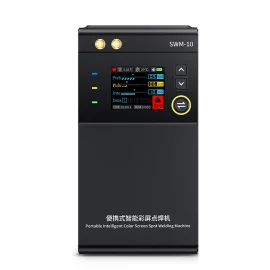 Coupon FNIRSI SWM 10 0.25mm Spot Welder 4 Gears Adjustable DIY Mini Spot Double Pulse Welding Machine 18650 Battery Pack Welding Tool Built in 5000mAh Battery