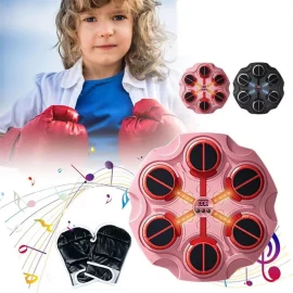 Coupon KALOAD Intelligent Boxing Machine Bluetooth Music Boxing Target Boxing Wall Target Childrens Household Decompression Combat Trainer with Gloves