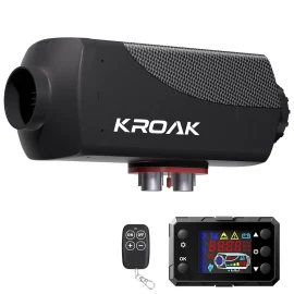 Coupon KROAK F1 5 8KW 12V 24V Split Car Parking Heater bluetooth Knob Remote Switch Smart With Muffler