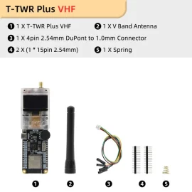 Coupon LILYGO® T-TWR Plus ESP32-S3 Walkie-Talkie Development Board OpenEdition Integrated WIFI Bluetooth GPS OLED SA868 TF Card Battery