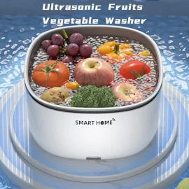 Coupon Multifunctional Ultrasonic Vegetable Cleaning Machine Household Food Removal Pesticide Residue Cleaning Machine Kitchen Fruit Dirt Cleaning Cleaning Basket