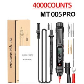 Coupon MUSTOOL MT005PRO Digital Multimeter Pen Type 4000 Counts Professional Meter Non-Contact Auto AC/DC Voltage Ohm Diode Tester For Tool