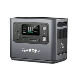 Coupon Refurbished Aferiy P110 D 1200W 960Wh LiFePO4 Portable Power Station UPS Pure Sine Wave 14 Outputs,Fully Recharge in 1.5 Hours with LED Light Solar Generator for Outdoor Camping Home Emergency Backup Power
