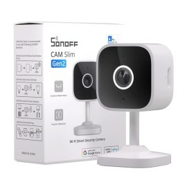 Coupon SONOFF CAM Slim Gen2 WiFi Smart Home Security Camera 1080P HD Motion Detection Two-way Audio Night Vision Support Alexa Google
