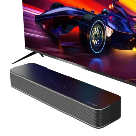 Coupon ULTIMEA Solo B30 Pro Soundbar 120W 2.1 Channel Soundbar bluetooth Built in 3 inch Subwoofer BassMX Technology 121 Preset EQ Matrices Wall mounted Speaker Subwoofer with Remote Control