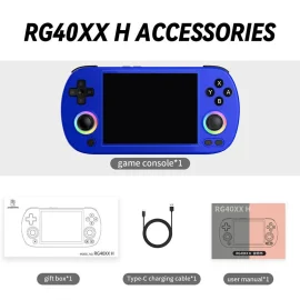 Coupon ANBERNIC RG40XX H Game handheld Console 64G+256G Compatible 5000+ Games 4.0-inch IPS Screen built-in WIFI/Bluetooth Supports Ported Games and Other 30+ Emulators