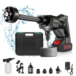 Coupon Andeman 3.0AH Brushed Car Washer Water Spayer Wash Machine 800psi 1.5GPM 6 in 1 Nozzle