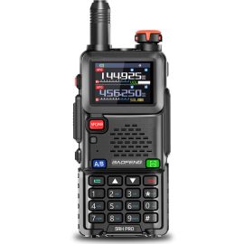 Coupon Baofeng UV-5RH PRO GPS Walkie Talkie Multi Band Wireless Copy Frequency NOAA Long Range Two Way Ham Radio Rechargeable Portable Handheld Communication Device