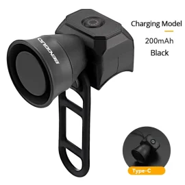 Coupon BENGGUO Bicycle Horn 120dB High Sound Bike Bell Horn 5 Light Modes 200mAh Type-C Waterproof Electric Horn for Cycling