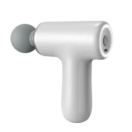 Coupon Electric Mini Muscle Massage Gun 6 Speed 4 Massage Heads Professional Vibration Massager Fitness Fascia Gun