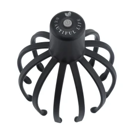 Coupon Electric Octopus Claw Head Massager Scalp Scratcher Massage Machine Relief Head Stress Fatigue Vibration Massage Hair Growth