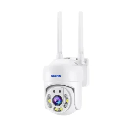 Coupon ESCAM TY114 4MP 1440P WiFi IP Camera Tuya Full Color Wireless PTZ IP Dome Camera AI Humanoid Home Security Monitor IP66 Waterproof