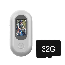 Coupon HD 1080P Thumb Action Cam with 32GB Card for Outdoor Cycling Hiking Thumb Sports Camera Outdoor Cycling Mountaineering Recorder Camera