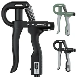 Coupon KALOAD 5 120Kg Handgrip Gym Fitness Hand Grip Strengthener Men Adjustable Finger Heavy Exerciser Strength for Muscle Recovery Hand Gripper Trainer Forearm Strengthener