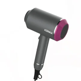 Coupon KONKA KG 1601 Hair Dryer 1600W 3 Drying Modes with Focused Airflow Nozzle Detachable Rear Cover 220V