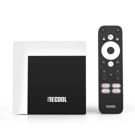 Coupon MECOOL KM7 PLUS 2+16G ATV Certified TV Box Quad-Core S905Y4 Android 11.0 Media Player Dual Band WiFi+BT5.0 Support Voice Control with Google Assistant Smart Home Set Top Box with Remote Control – EU Plug