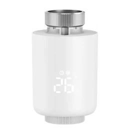 Coupon Tuya Smart Zigbee3.0 Thermostat Radiator Valve Temperature Schedule Setting Window Open Detection Function APP Remote Voice Control Work with Alexa Google Assistance
