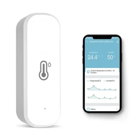 Coupon WiFi Temperature Humidity Tester Smart Home Integration Alexa Google Assistant Mobile App Control 10 to 60 0 99 pencent Humidity